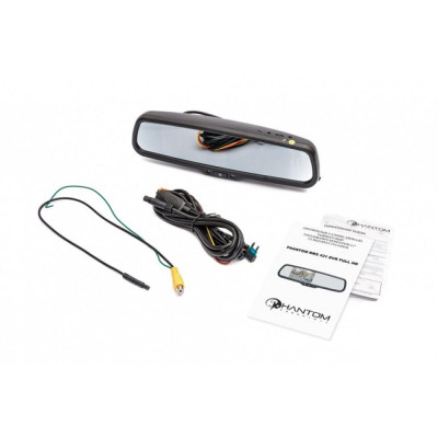Дзеркало заднього виду з вбудованим відеореєстратором Full HD PHANTOM RMS-431 DVR Full HD