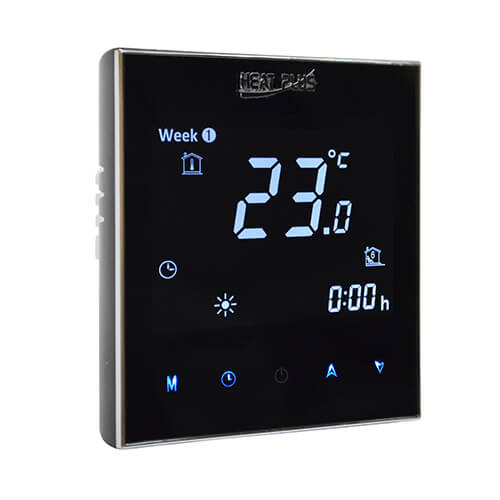 Терморегулятор Heat Plus BHT-2000 Wi-Fi Чорний