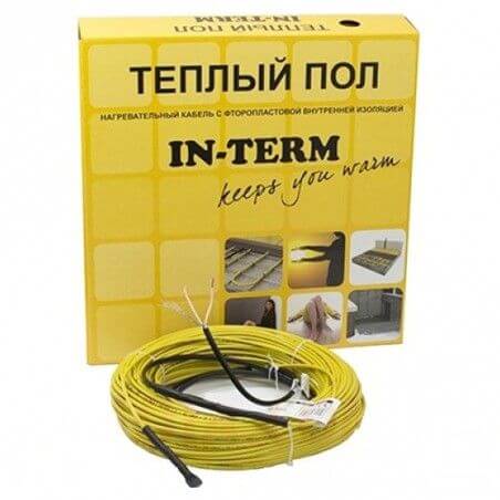Фото Тёплый пол IN-THERM ADSV 20 двухжильный кабель 1580 Вт, 9,5 - 12,6 м² в интернет-магазине Тепла Хатка
