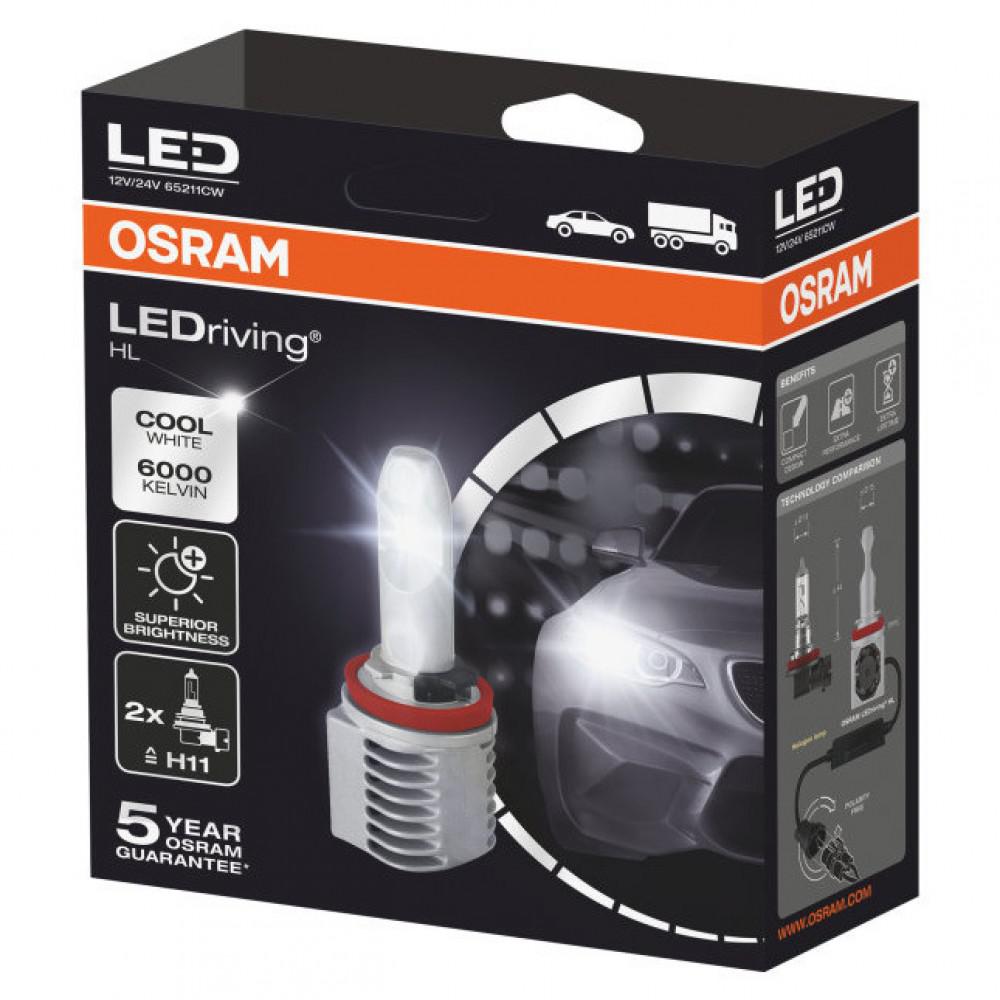 Фото LED лампа OSRAM 65211CW LEDriving H11 14W 12-24V 6000K (2 шт) - teplahatka.com. Фото N2