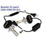 Фото Лампы светодиодные Baxster S1 gen3 H4 H/L 6000K CAN+EMS (2 шт) - teplahatka.com