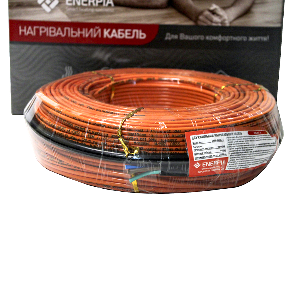 Фото Теплый пол Enerpia двухжильный кабель 700 Вт, 35 м в интернет-магазине Тепла Хатка. Фото N3