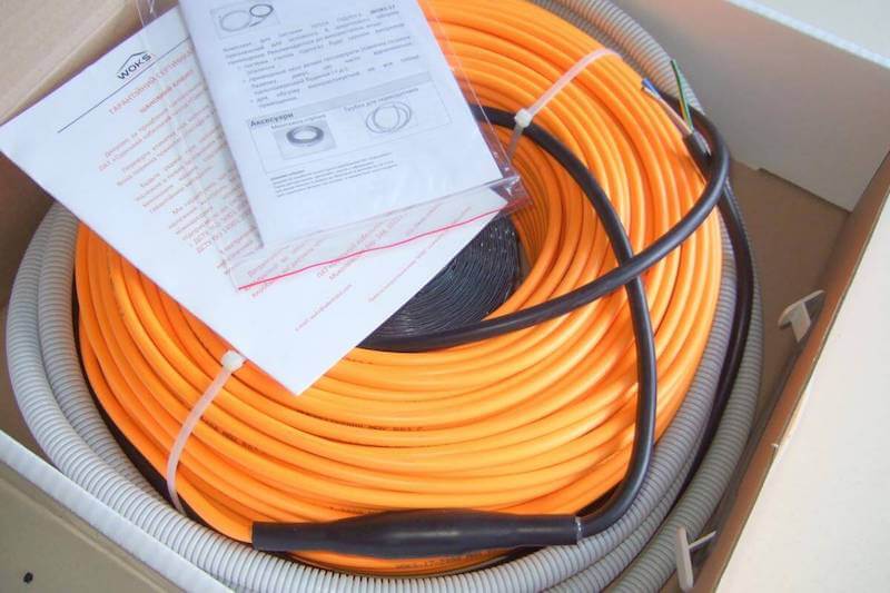 Фото Теплый пол WOKS 10 двухжильный кабель (Украина) в интернет-магазине Тепла Хатка. Фото N4
